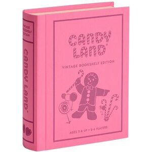 Candy Land Vintage Bookshelf Edition Pink Decorative Board Game